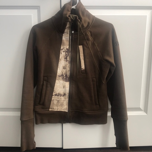 Lululemon Printed Zip Up - Picture 1 of 7